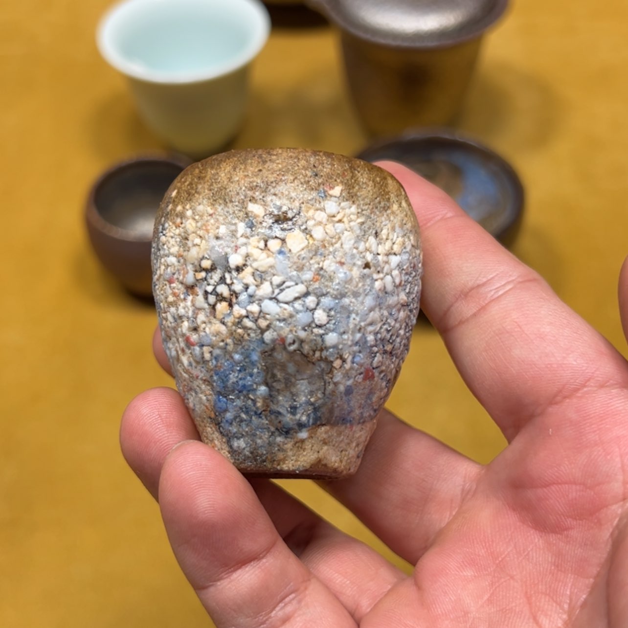 【闪购商品】杯童**人台湾岩矿闻香杯