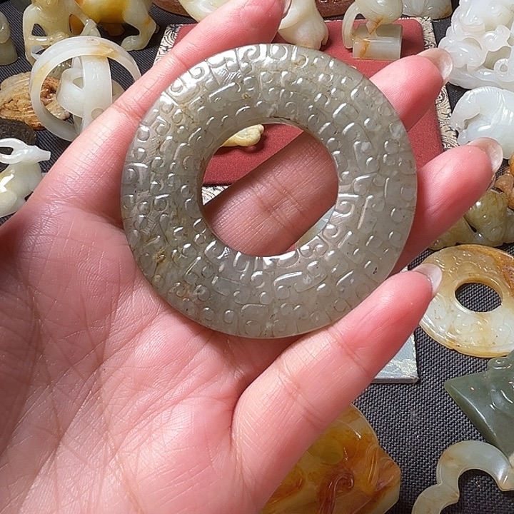 一***安和田玉（糖玉）未镶嵌车挂