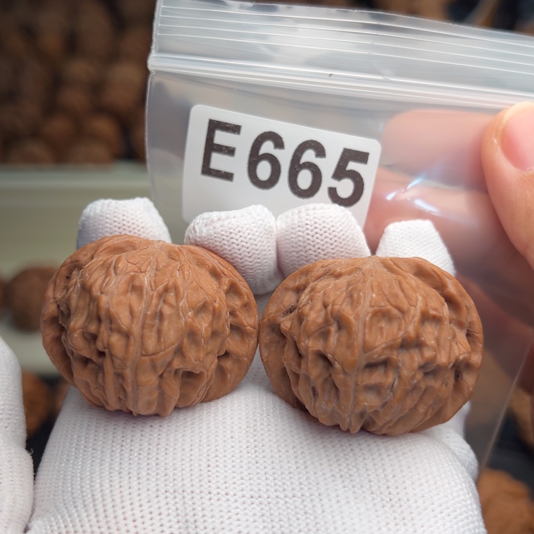 吊坠文玩核桃E665磨盘41全品