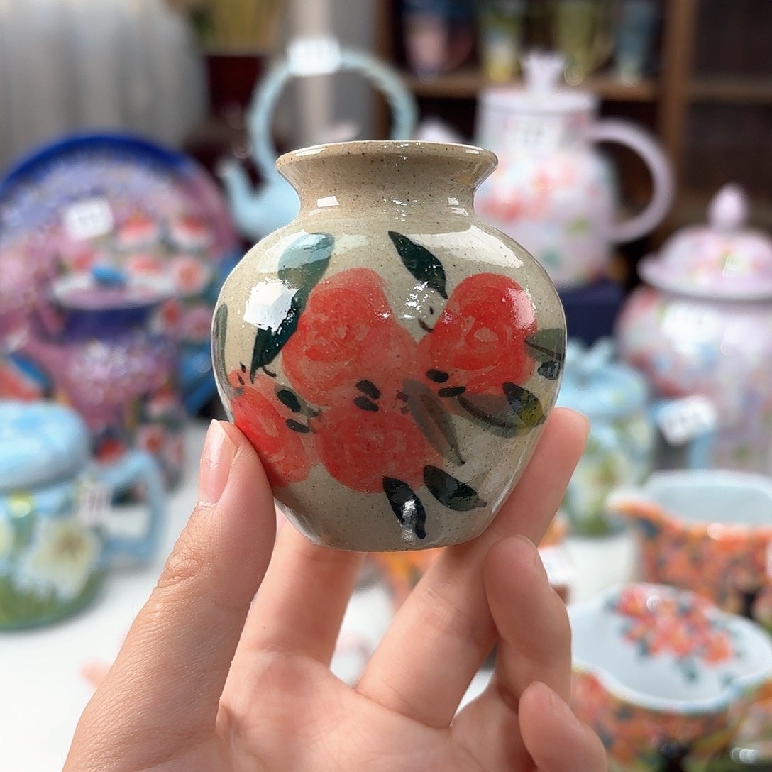 景德镇手绘高温釉下彩陶瓷茶具