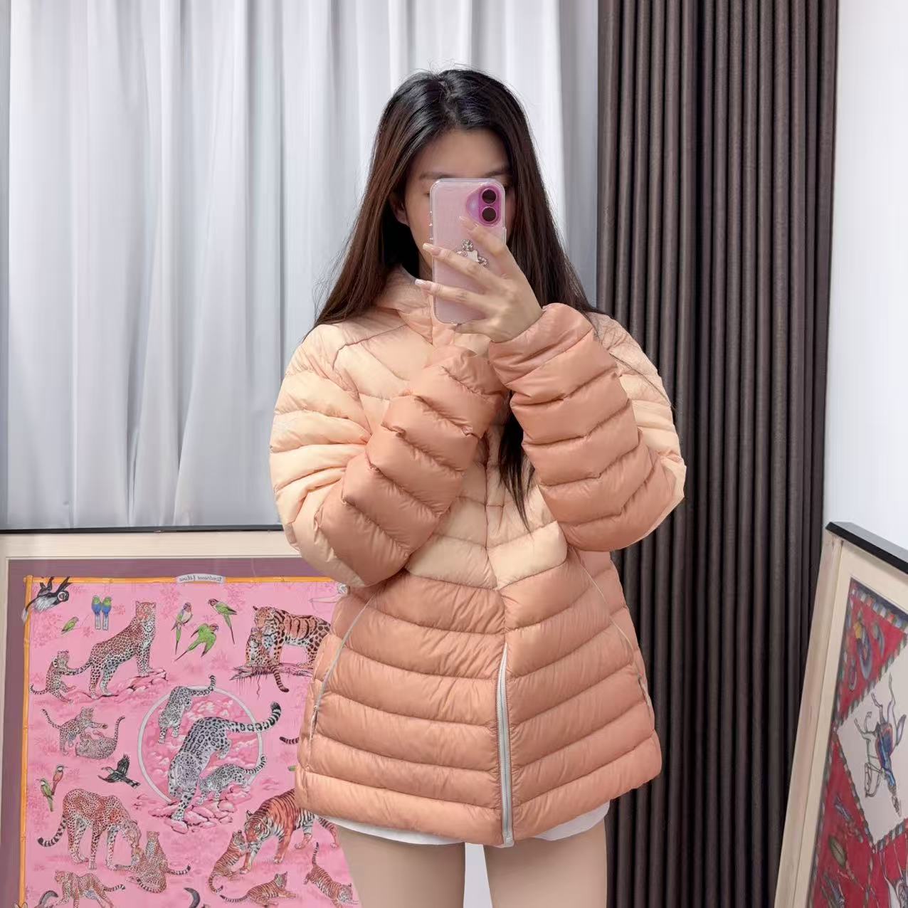 95新 ARC'TERYX/始祖鸟 麦殿/羽绒服xl码肉色/251209SYZHF04