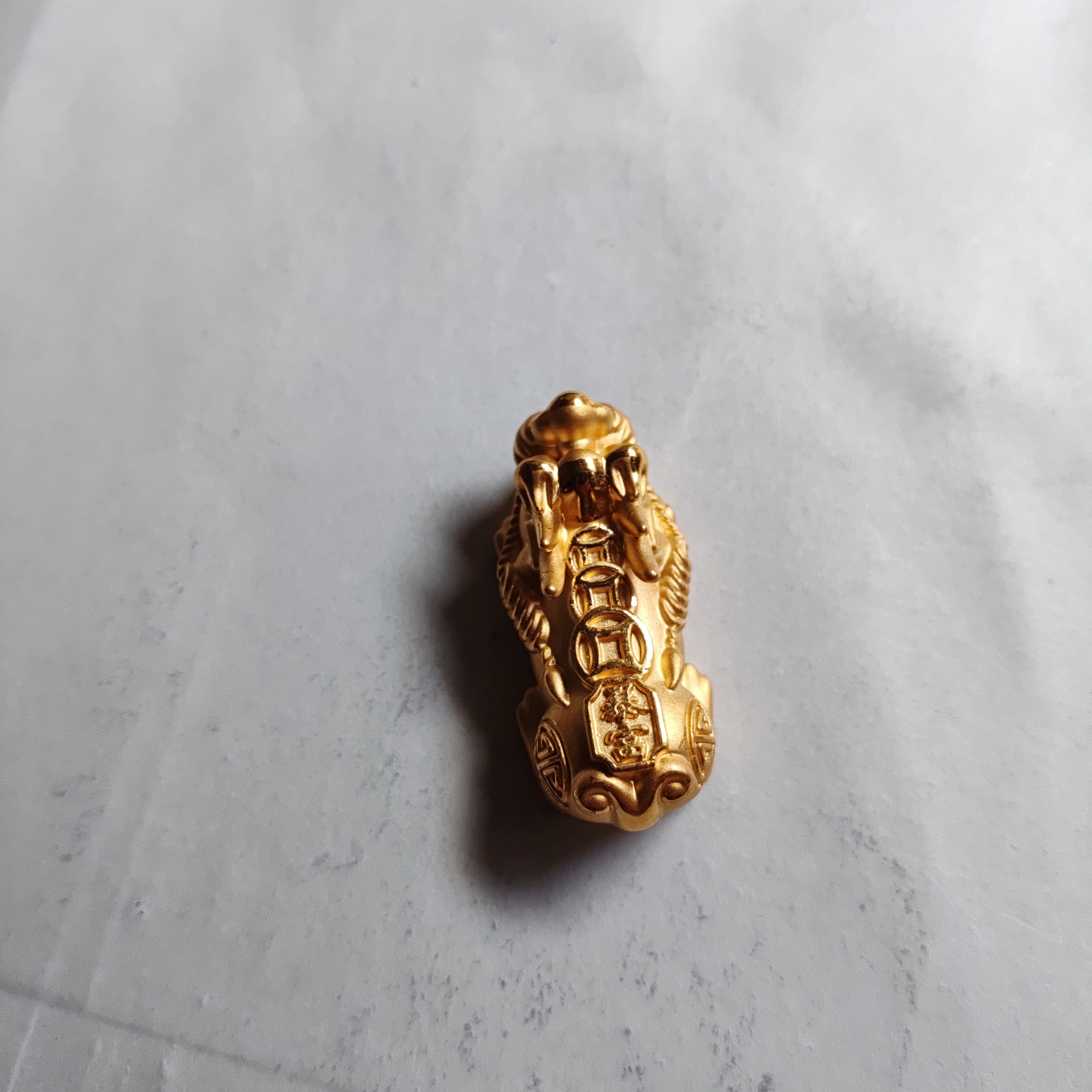 金元宝足金999貔貅珠子首饰