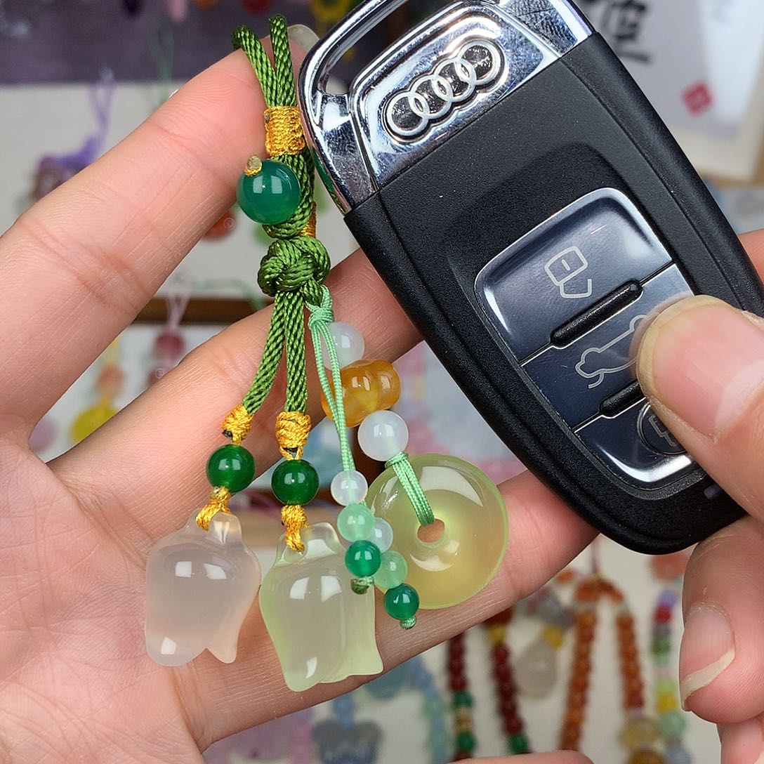 玛瑙/玉髓车挂未镶嵌