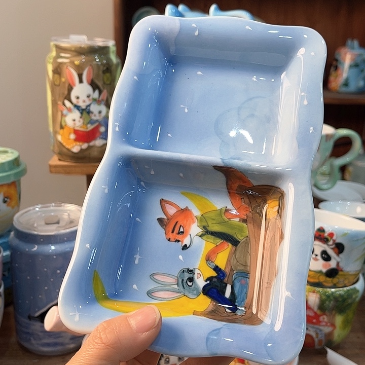 陶景德镇釉下手绘陶瓷