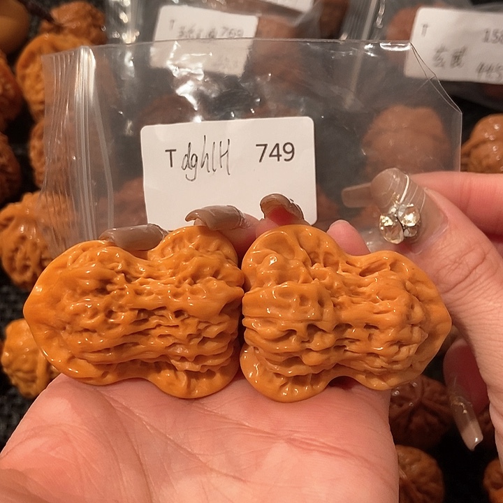 文玩核桃吊坠官帽葫芦38.8