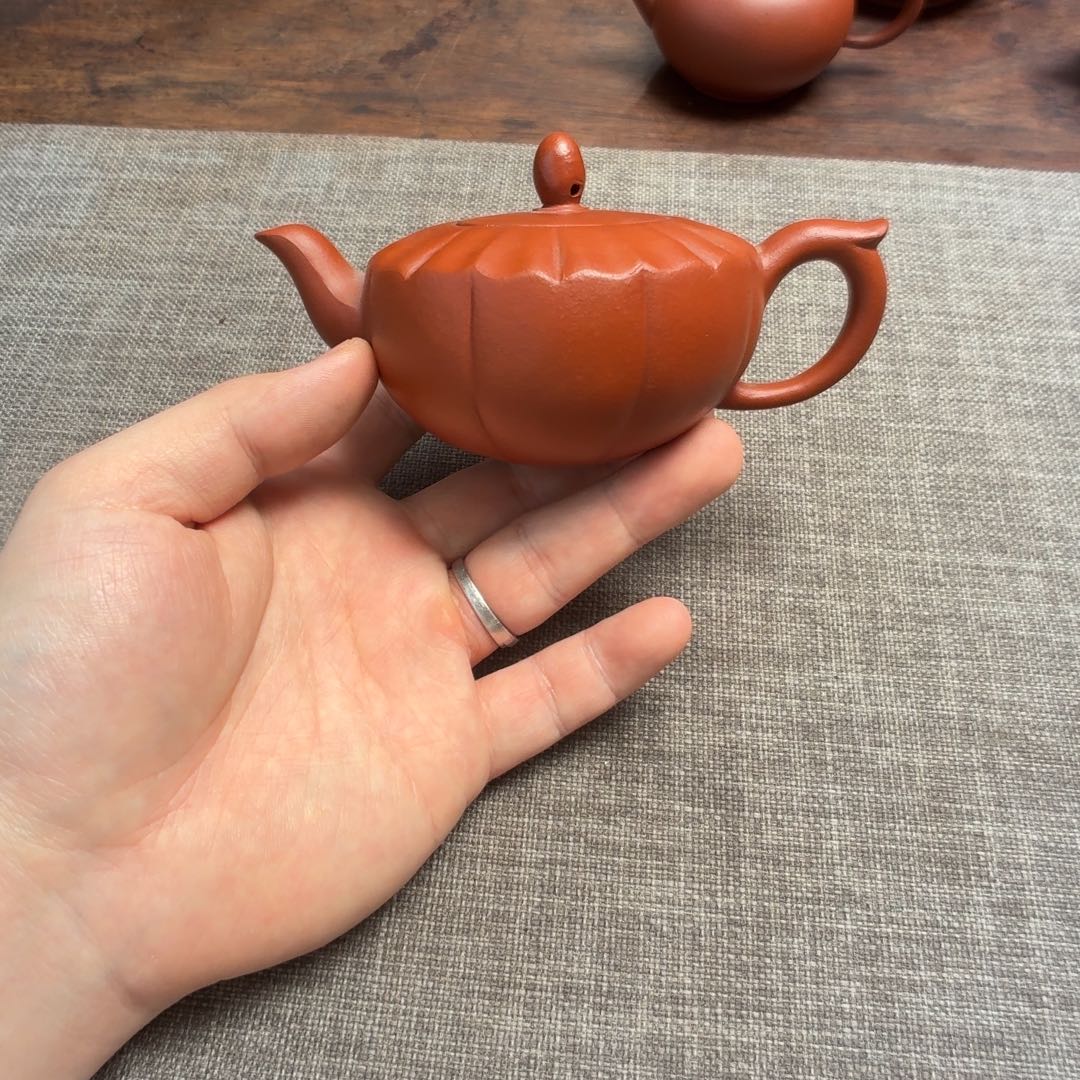 茶壶紫砂90年代沈建华早期菊峰壶