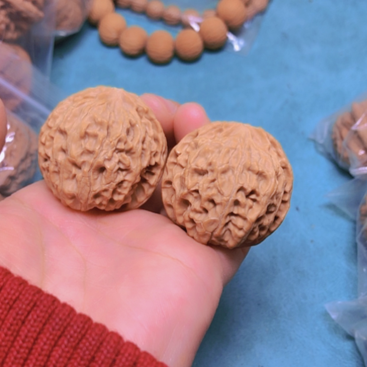 【闪购商品】摆件核桃37苹果修尖