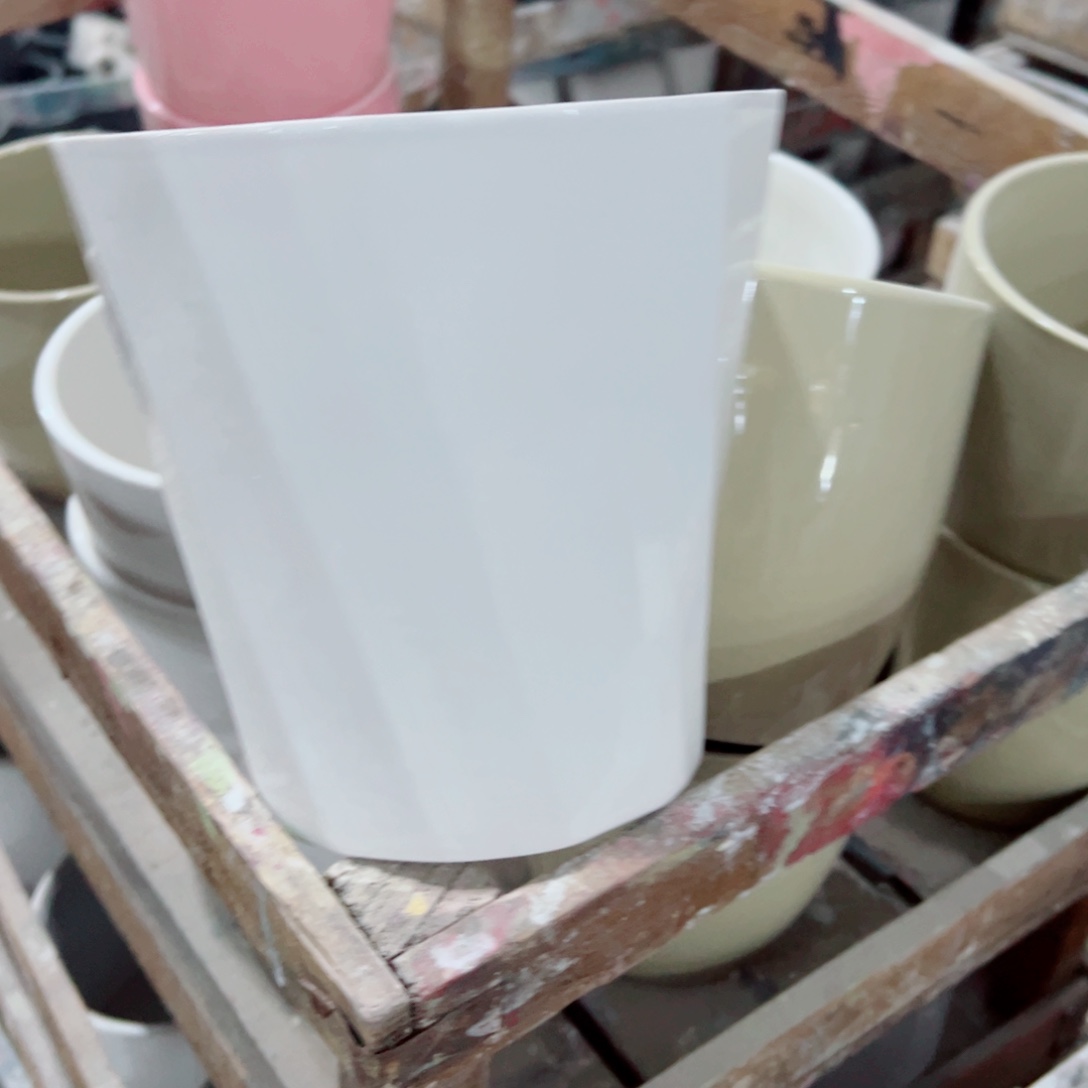 有孔，陶瓷花盆满10米包邮发货