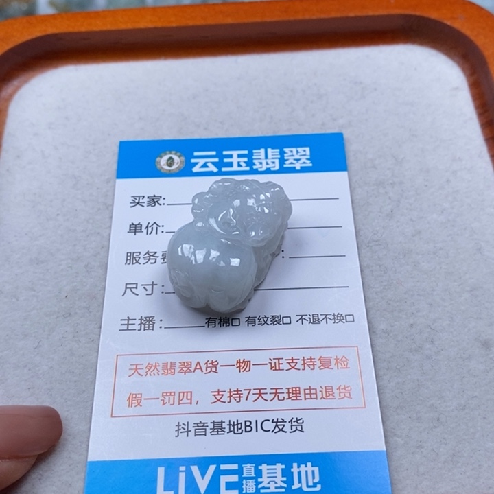 翡翠未镶嵌颈饰多人貔貅