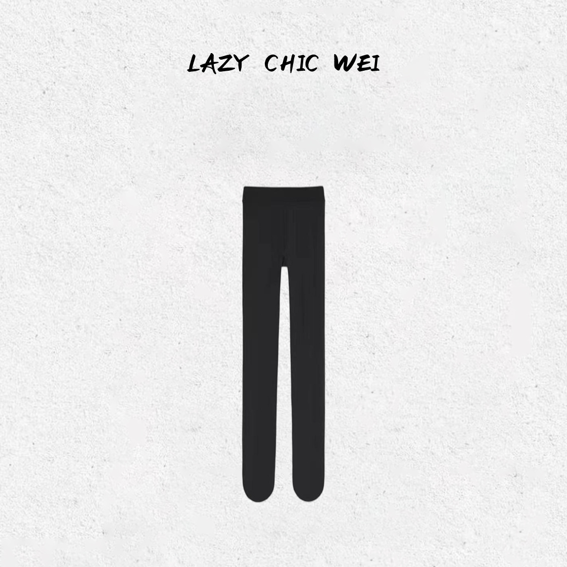 WEI“压力打底袜”棉混纺加绒显瘦收腹连裤袜WY0525