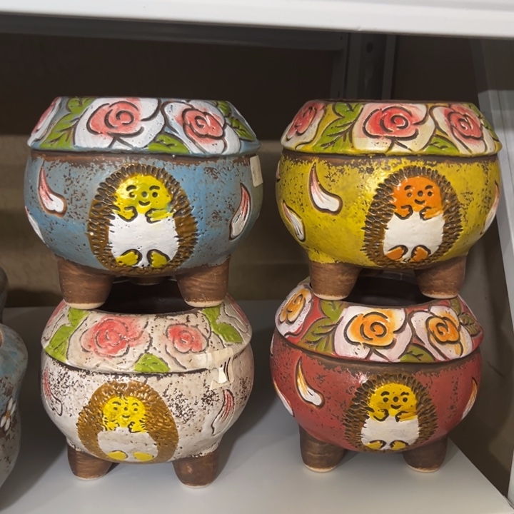 紫砂花盆粗陶材质多肉花盆