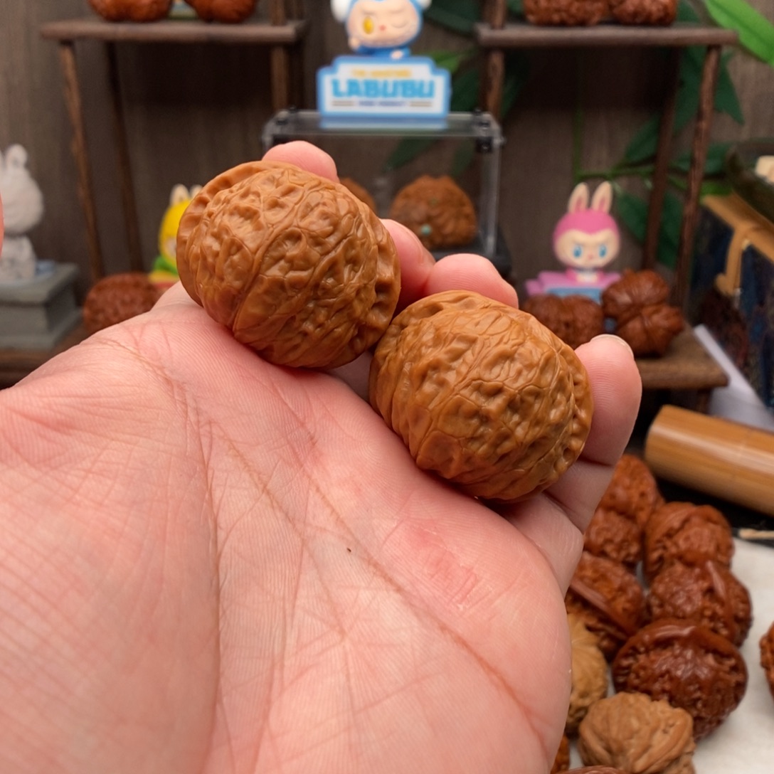 逆***流把件文玩核桃38尺南瓜墩文玩核桃