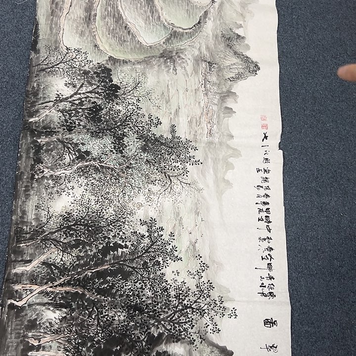 国画纯手绘字画宣纸