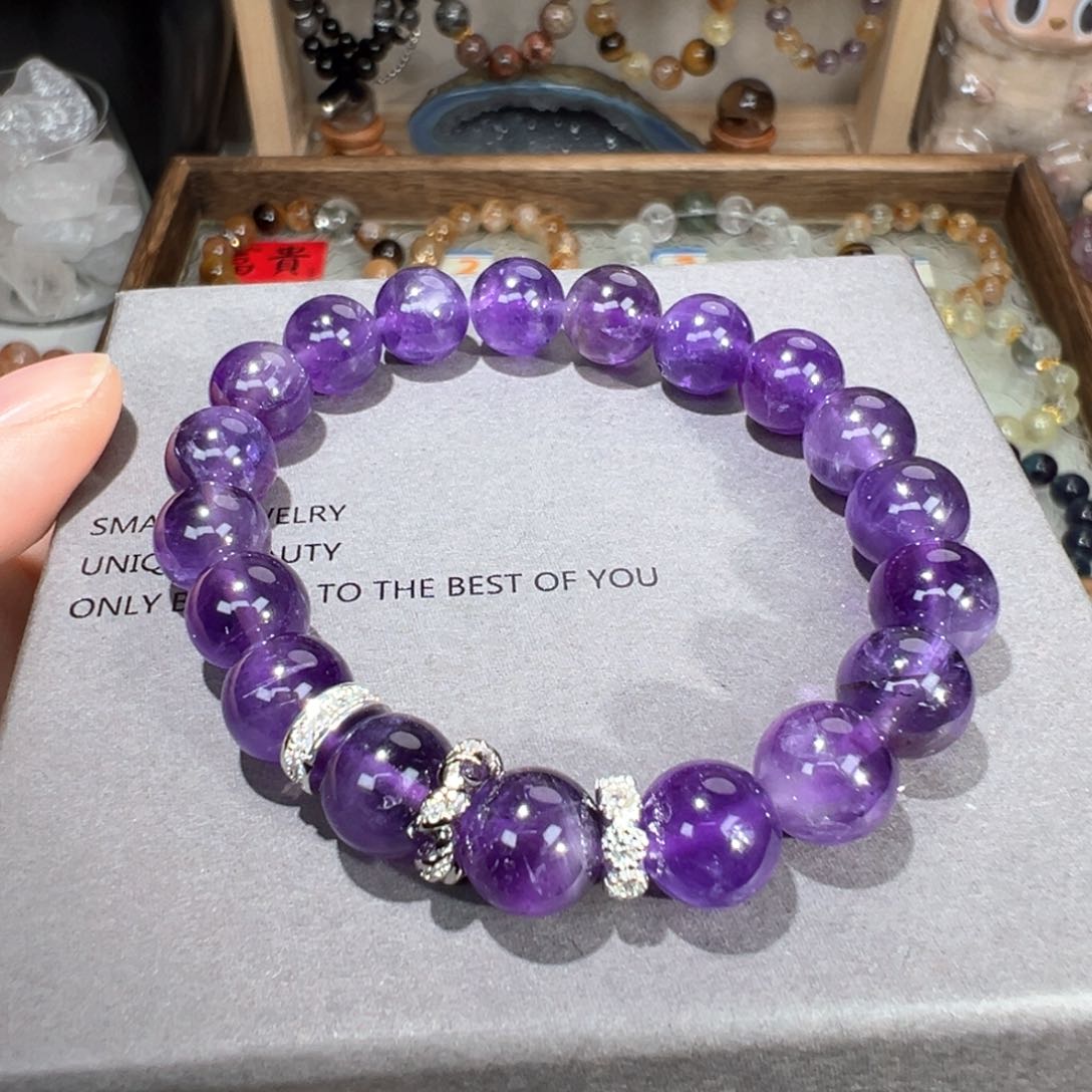 水晶手绳未镶嵌乌拉圭紫水