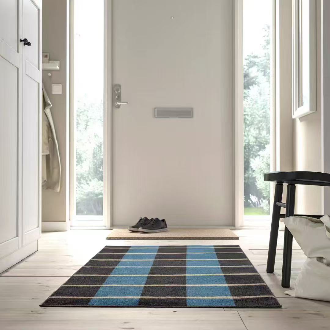 80*150cm方格长方居家地垫