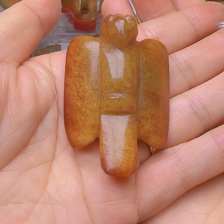 和田玉未镶嵌颈饰喷*驴