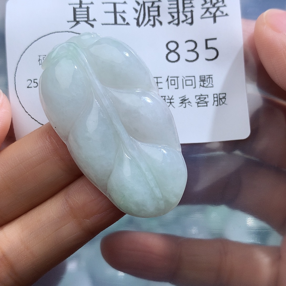 翡翠未镶嵌颈饰835