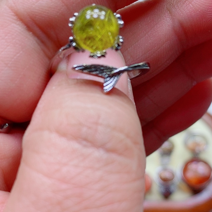 紫晶颈饰未镶嵌水晶