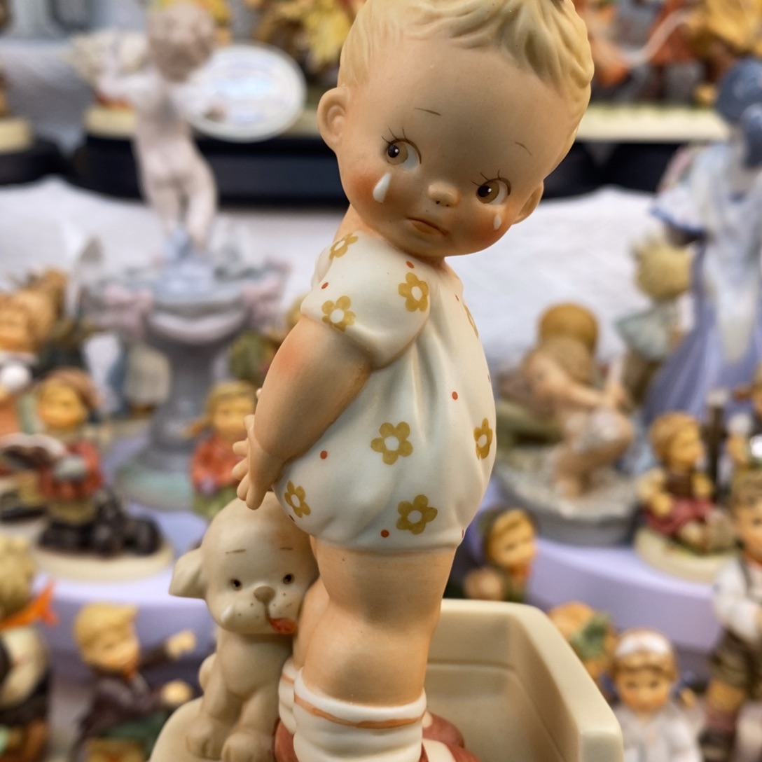 瓷片欧美中古美物摆件