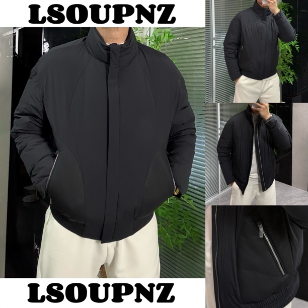 高品质绅士雅痞范鹅绒超轻柔冬季款奢品男装羽绒夹克1985777268