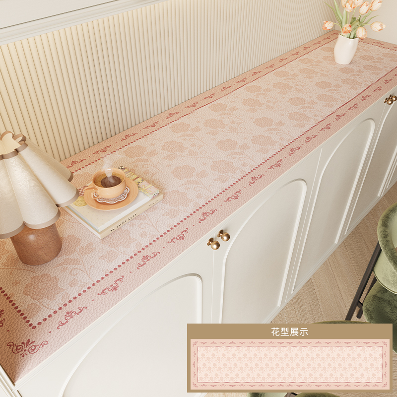 餐边柜垫子防水防油免洗电视柜桌布鞋柜垫皮革桌面台面桌垫保护垫