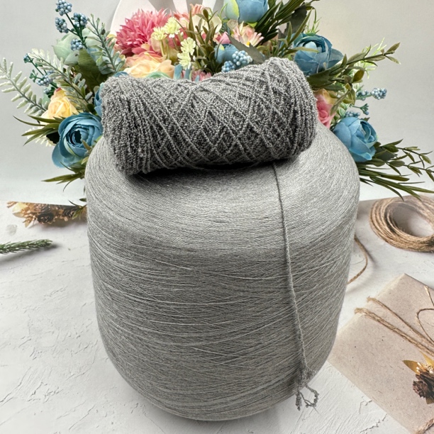 21支银灰手工袜子线天丝弹力纱 柔软舒适透气牢固