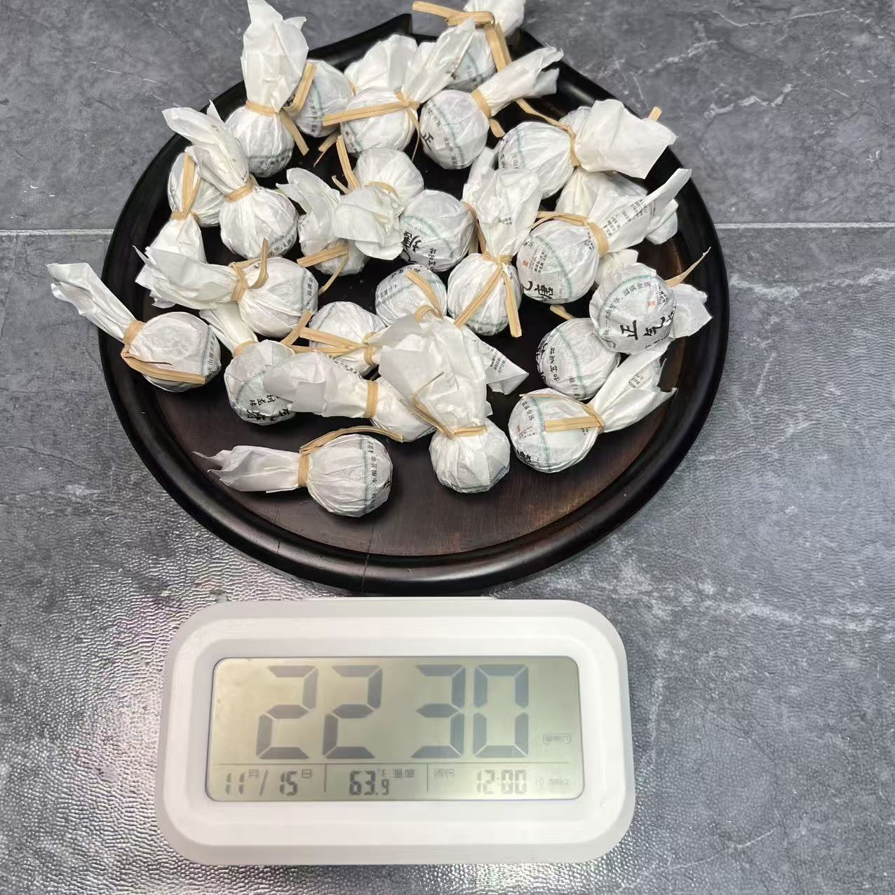 2023年 正气塘生茶春茶混采龙珠8g 毕自珍 带试喝茶样
