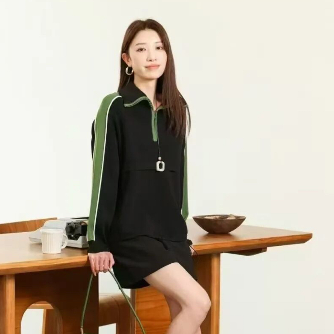 商场同款针织套头衫