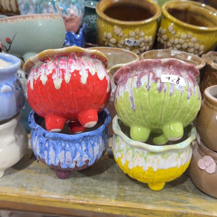 凑9块包邮，有孔花盆