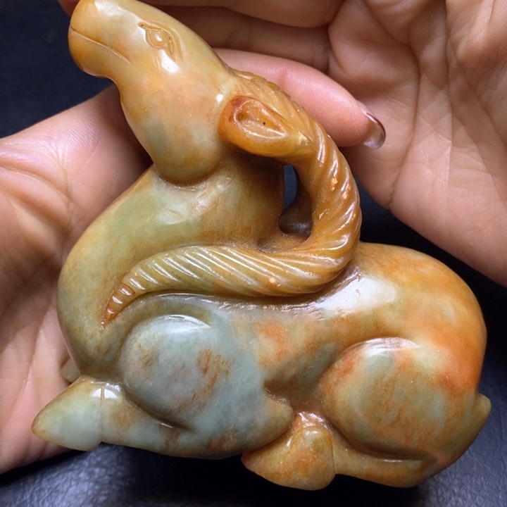 白玉菩提吊坠摆件