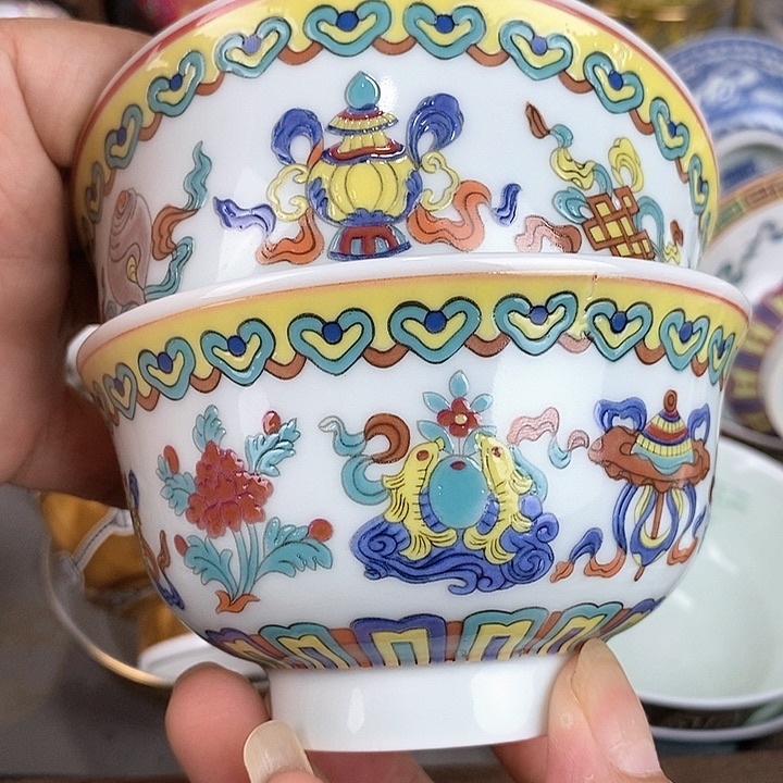 景德镇陶瓷藏式茶碗