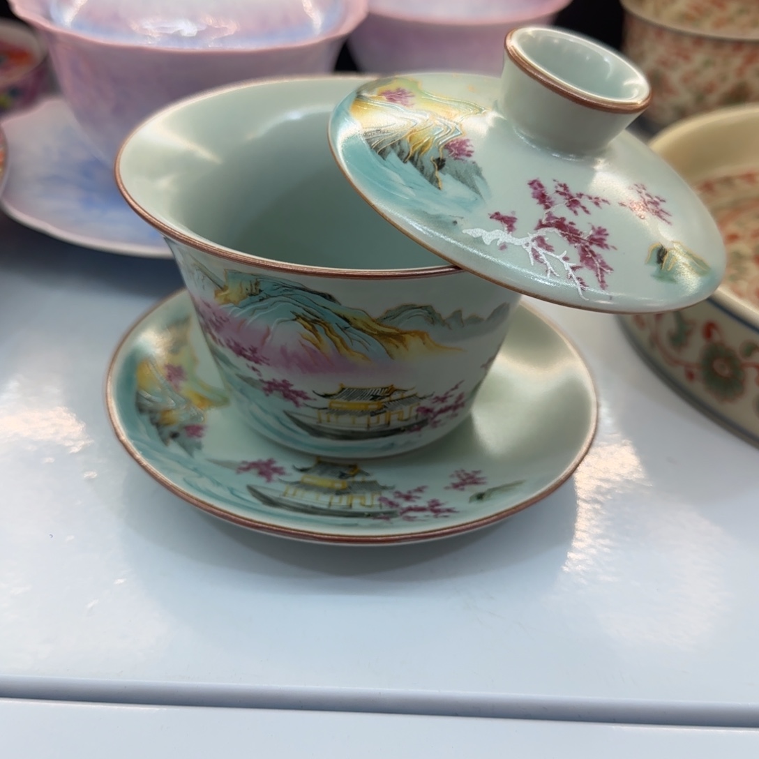 这些盖碗真好看！！！