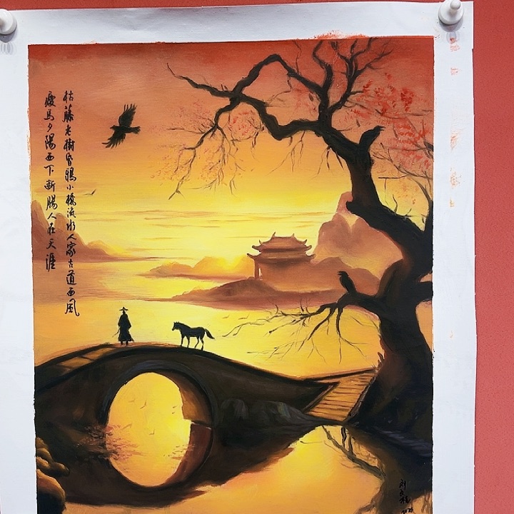 油画刘文桂老师油画作品朵 