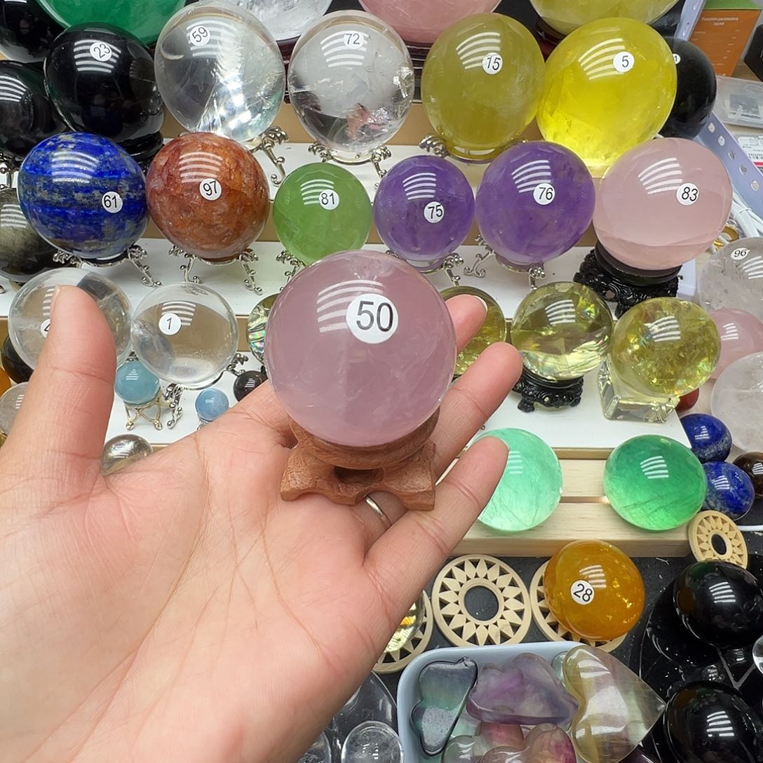 水晶未镶嵌珠宝半成品