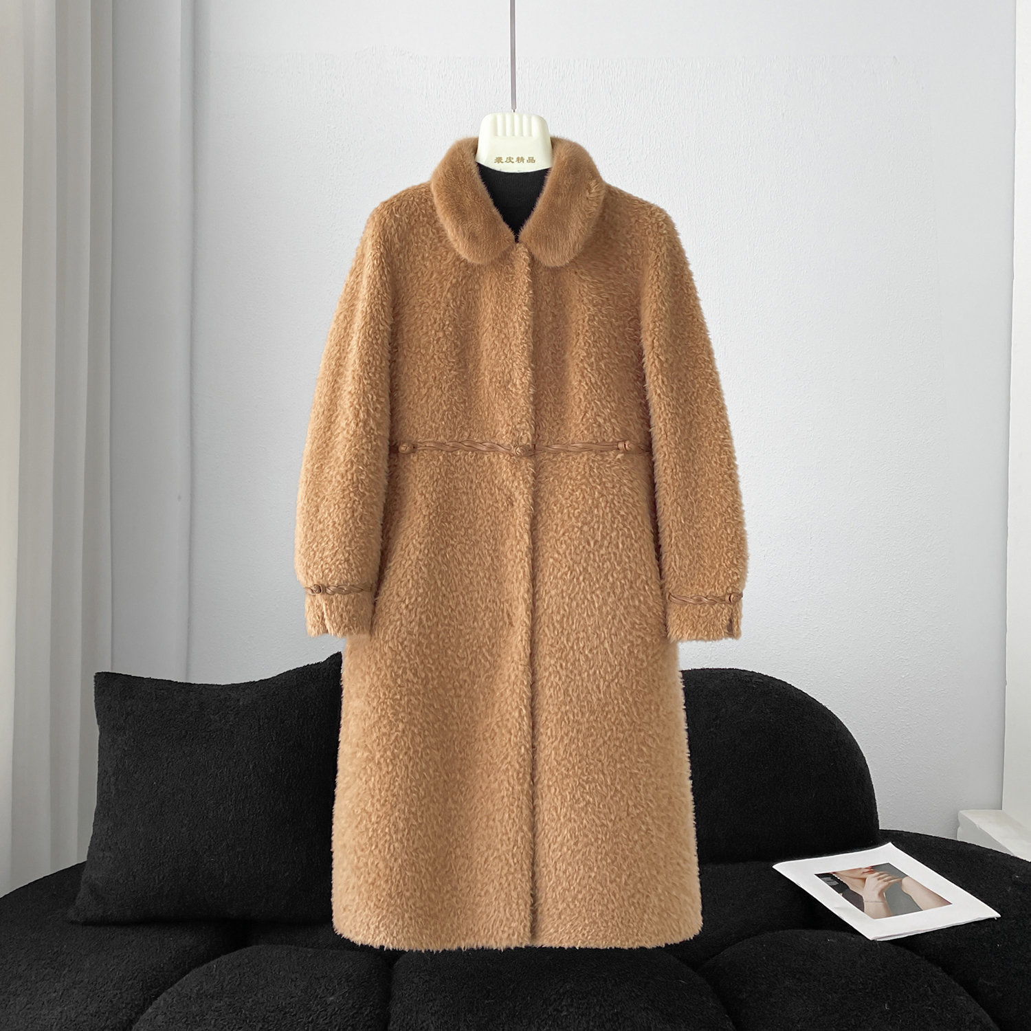 KAISER/凯撒0R9287羊毛大衣时尚气质中长款加厚保暖秋冬毛呢外套