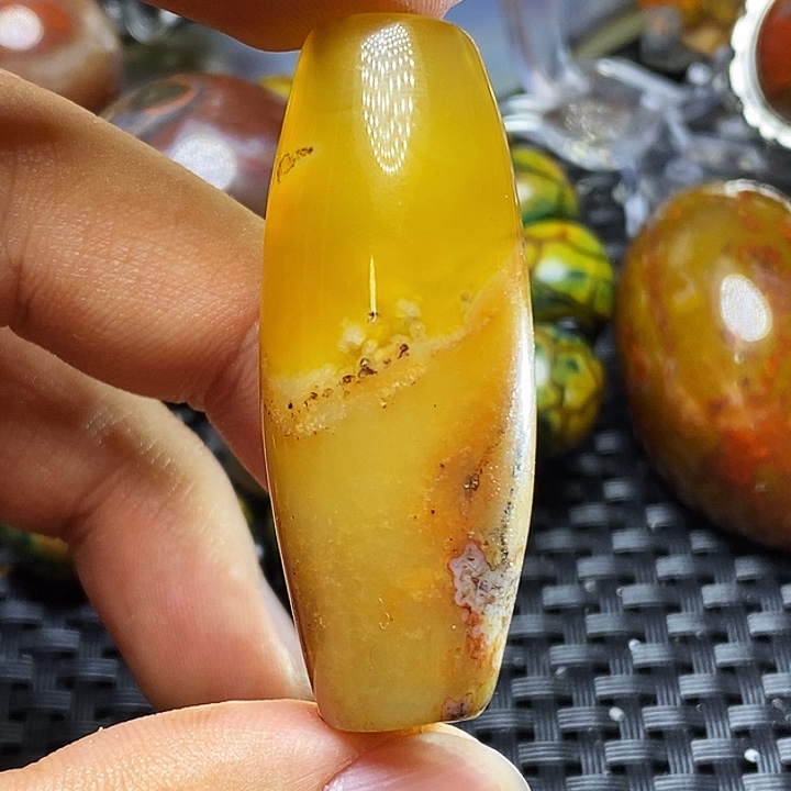 挣***猬玛瑙/玉髓未镶嵌颈饰