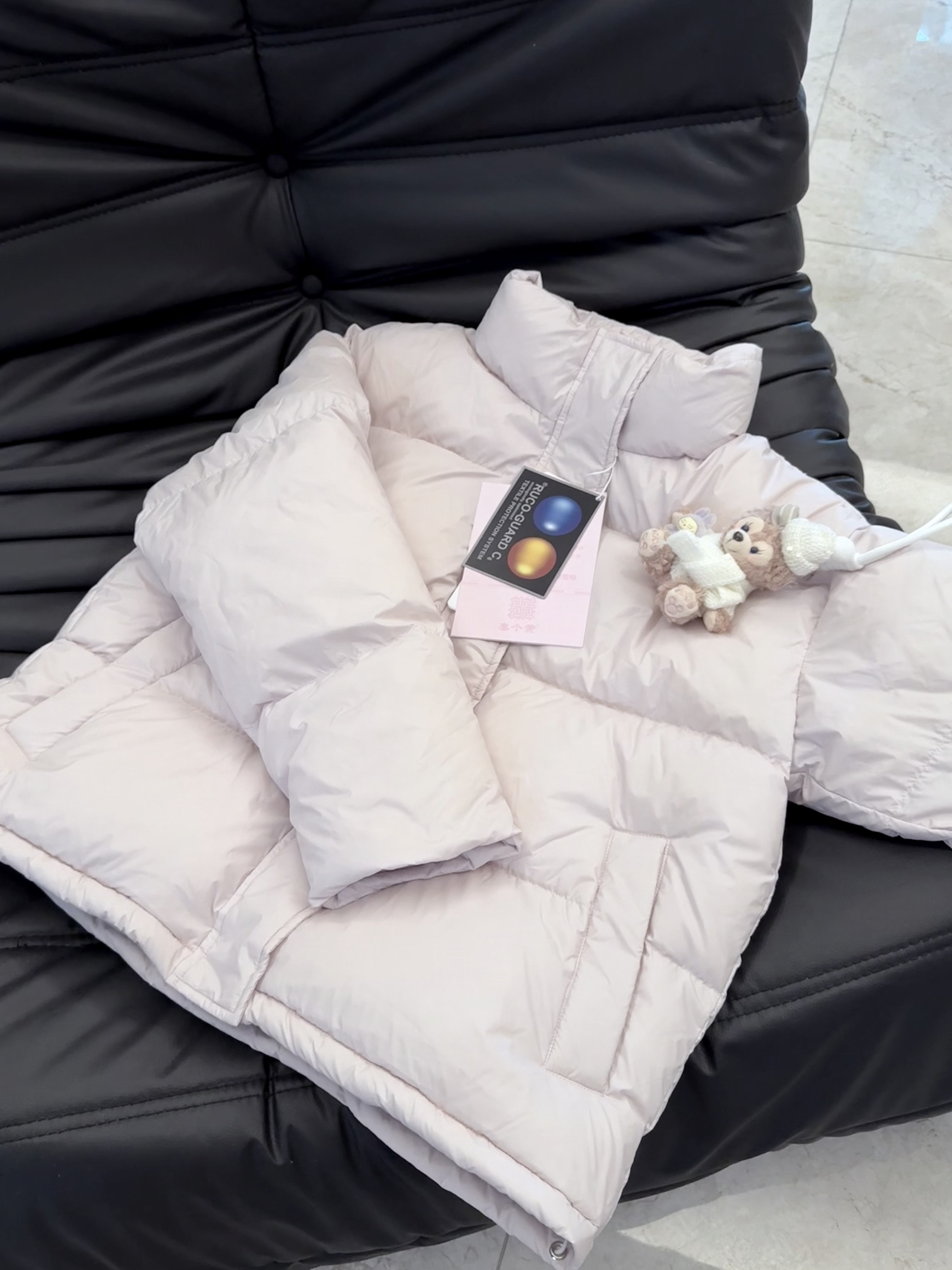 叁个黄新升级2025冬季新国标95白鸭绒羽绒服小个子立领加厚面包服