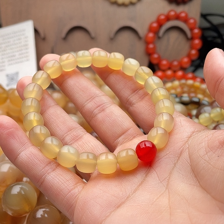 梦***梦珐琅非金属10老形手串