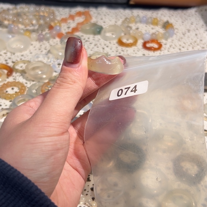 玛瑙/玉髓合金戒指74港17