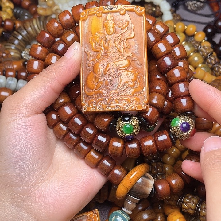 牛骨手串/手链光**境牦牛骨挂件