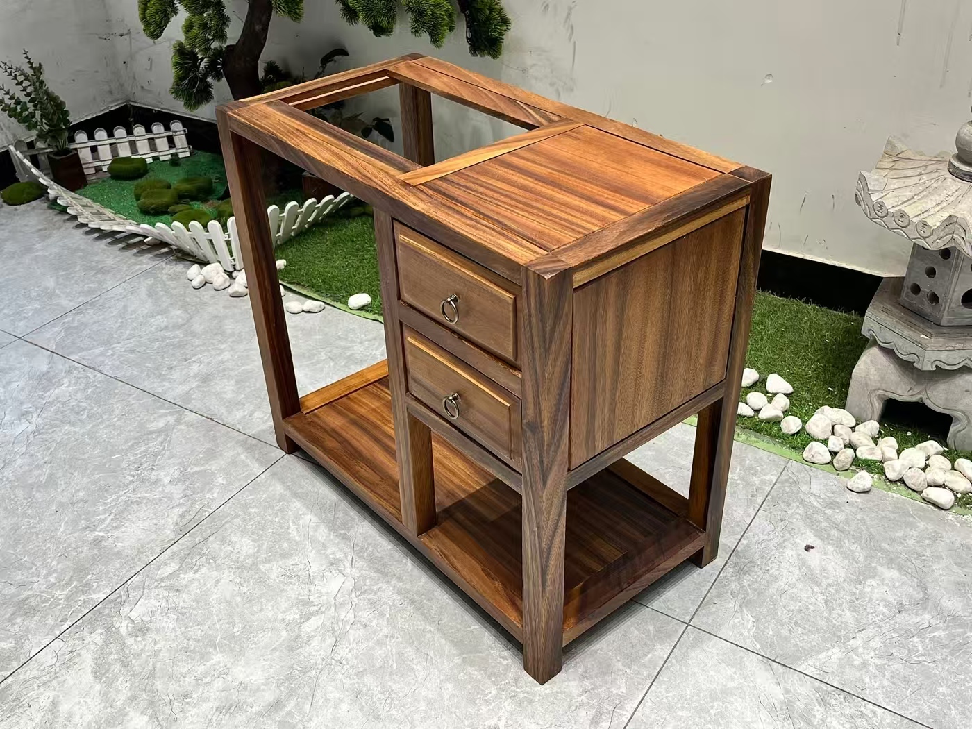 胡桃木榆木茶水柜烧水柜餐边柜茶水边柜茶台牙科牙科柜