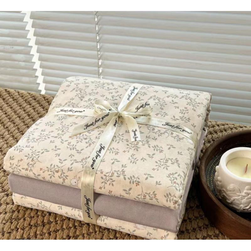 【北奈かわ会社】A类针织双层有氧纱柔软亲肤四件套床品套件兔之恋