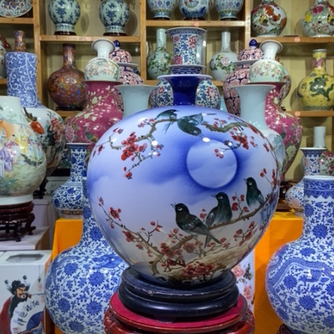 花瓶景德镇陶瓷花瓶摆件