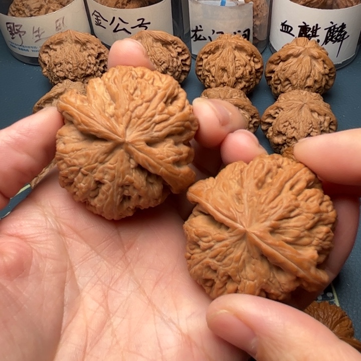 吊坠文玩核桃45全品球筋