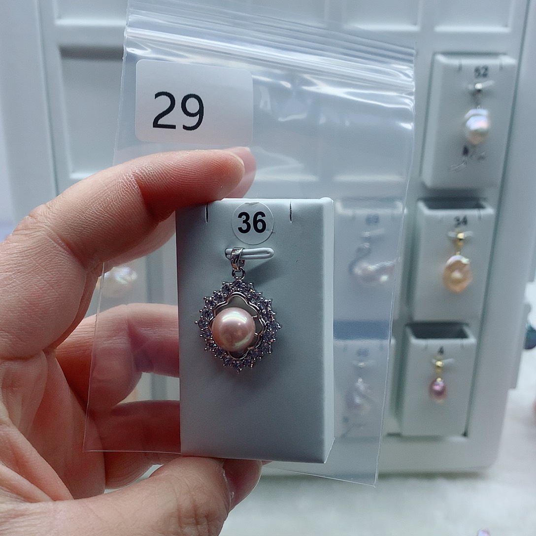 淡水珍珠合金吊坠(不含链)