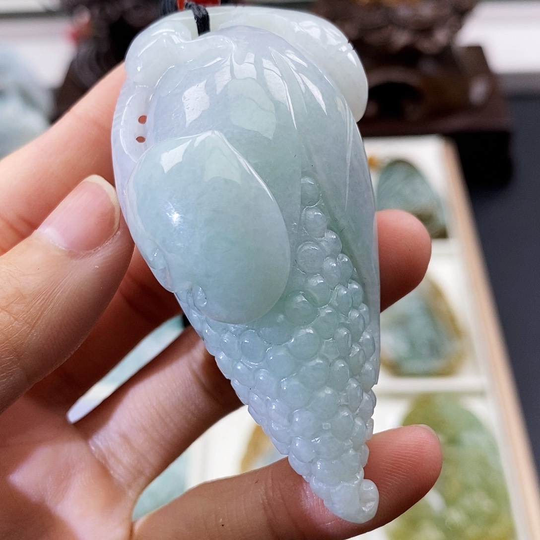 颈饰未镶嵌翡翠缅甸翡翠a货
