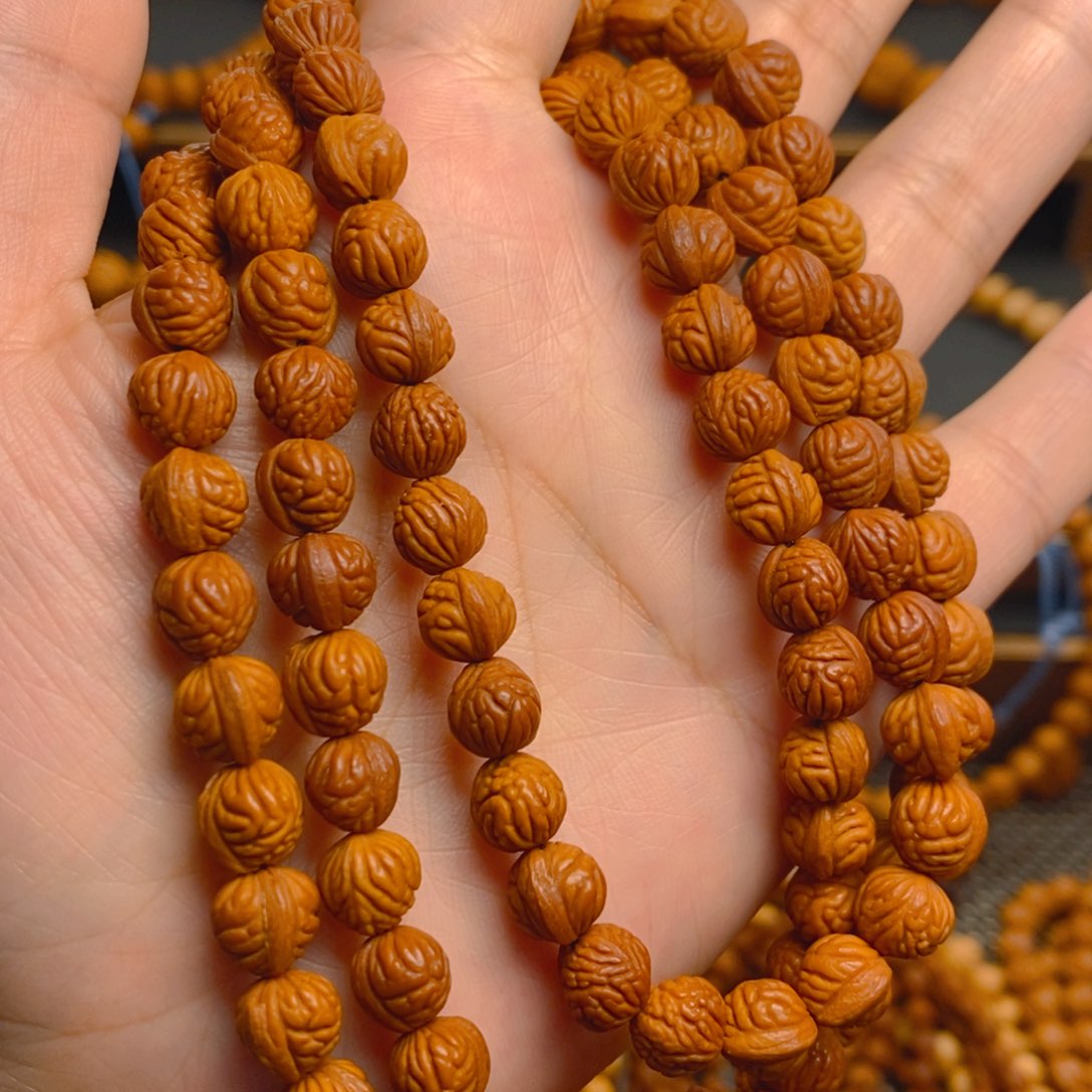 星***晨桃核吊坠秦岭森林08