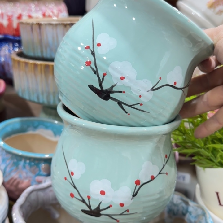 凑9块包邮，有孔花盆