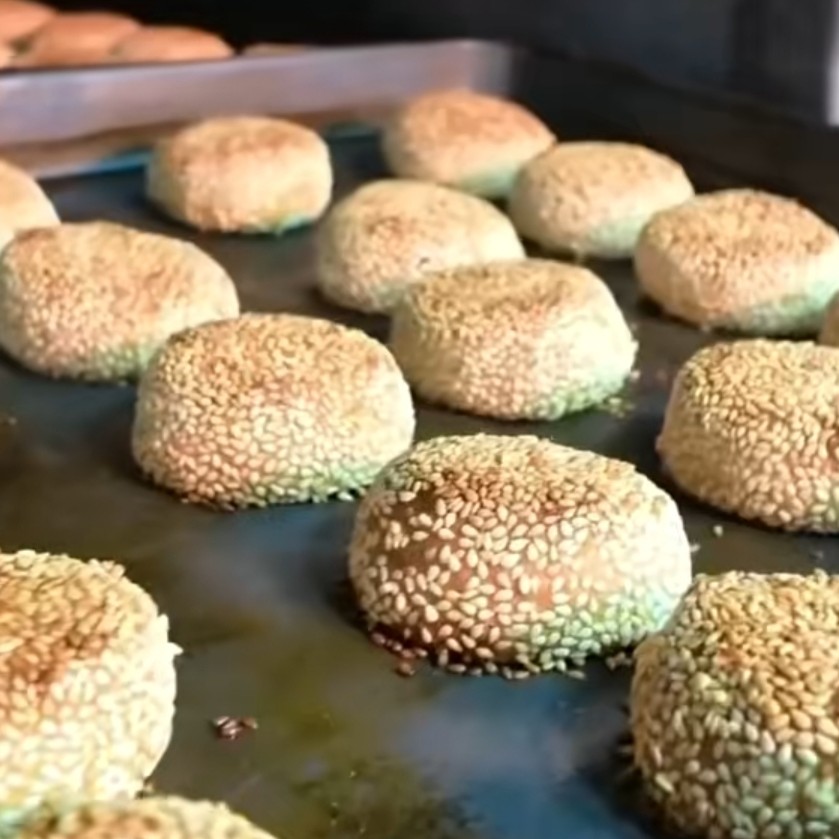 百花串熙春麻饼火腿月饼