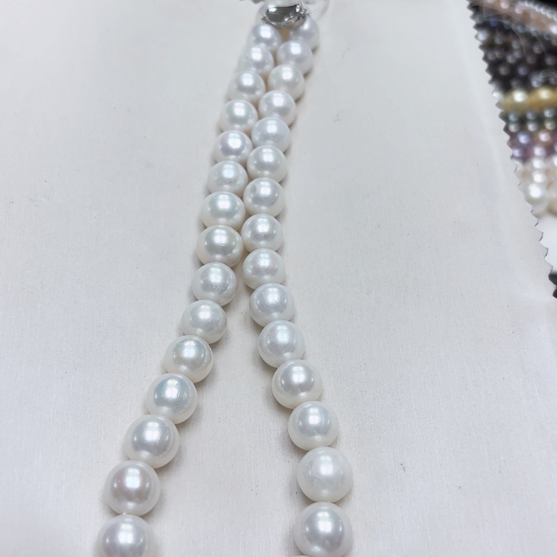 淡水珍珠未镶嵌颈饰11-14有核